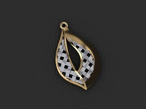 pendant 247 gold fashion ring beauty diamond wedding jewel jewellery jewelry pendants 3d print model - Mito3D