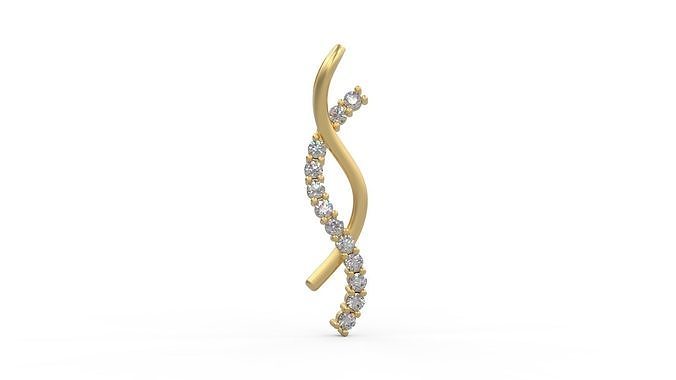 kolye 256 altın takı gümüş yazdırılabilir elmas moda düğün Aşk düğüm 3D print model - Mito3D