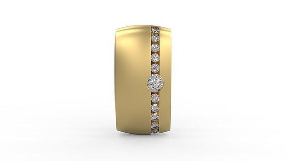 pingente 263 ouro joalheria prata imprimível diamante moda Casamento colar amar pingentes 3d print model - Mito3D