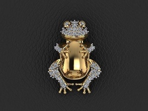 pendant 271 gold fashion ring beauty diamond wedding jewel jewellery jewelry pendants 3d print model - Mito3D