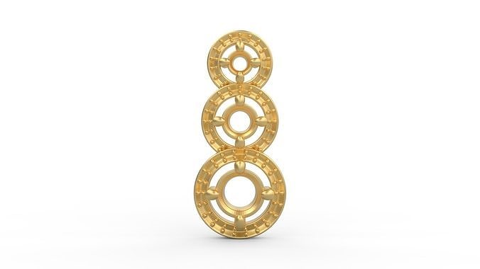 pendentif 318 argent imprimable diamant femme mode mariage saphir Collier l'amour bijoux pendentifs 3D print model - Mito3D