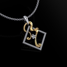 pendant 33 jewelry luxury elegant ring gem gold silver wedding diamond earring bracelet necklaces rhinoceros accessory beauty fashion design cad jewel pendants 3d print model - Mito3D