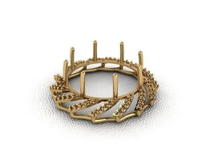 kolye 359 altın moda yüzük güzellik elmas düğün mücevher takı nişan yüzüğü evlilik platin yazdırılabilir gümüş kutlama 3d print model - Mito3D