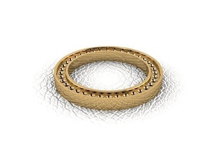 anhänger 368 gold mode ring schönheit diamant hochzeit juwel schmuck verlobungsring ehe platin druckbar engagement silber feier 3d print model - Mito3D