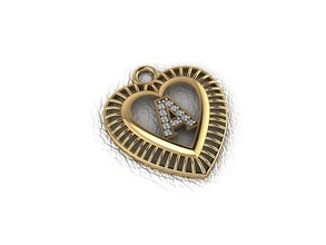 colgante pendiente 38 oro Moda anillo belleza diamante Boda joya joyería colgantes 3d print model - Mito3D