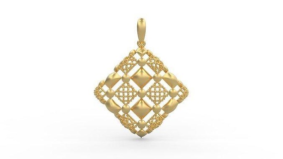 pendant 395 silver printable diamond woman fashion wedding saphire necklace love beads jewelry pendants 3d print model - Mito3D