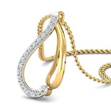 pendente 3dm stl fbx obj render dettagli oro diamante prezioso lusso bellissimo design squillare gioielleria cuore collana nozze donne uomini contorto forma fiorire ciondoli 3d print model - Mito3D