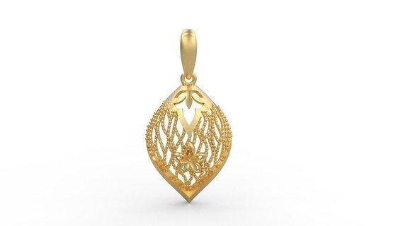 pendant 412 silver printable diamond woman fashion wedding saphire ruby necklace flower floral beads jewelry rings 3d print model - Mito3D