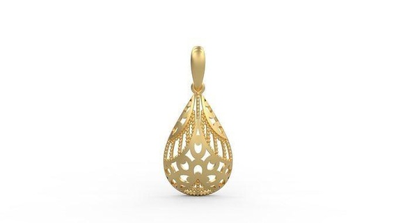 pendentif 429 argent imprimable femme mode mariage Collier ultra vision 22k Koweit arabe turc 18k ultravision fleur floral perles câble bijoux anneaux 3d print model - Mito3D