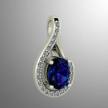 pendant 50 jewelry precious silver jewel brilliant printable fashion beauty gem gold sapphire 3d diamond shining pendants 3d print model - Mito3D