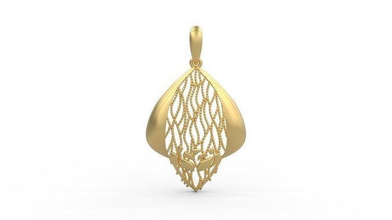 pendant 595 jewellry jewelry silver printable woman fashion wedding necklace ultra vision 22k kuwait arab turkish 18k ultravision filigree filigre beads rings 3d print model - Mito3D