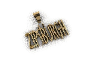 pingente 65 ouro moda anel beleza diamante casamento jóia jóias joalheria pingentes 3d print model - Mito3D
