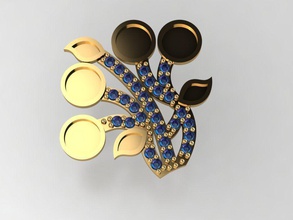 Anhänger 6 m Schmuck gold ring Silber diamond Diamant-ring gem Hochzeit engagement Juwel engagem gold-ring Halskette cad Mode-Schönheit - Anhänger-Halskette rhino 3d print model - Mito3D