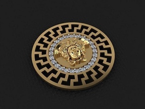 colgante pendiente 70 oro Moda anillo belleza diamante Boda joya joyería colgantes 3d print model - Mito3D