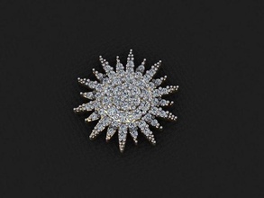 colgante pendiente 71 oro Moda anillo belleza diamante Boda joya joyería colgantes 3d print model - Mito3D