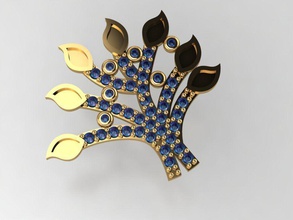 pendant 7 m jewelry gold ring silver diamond fashion gem wedding jewel jewellery printable engagem necklace cad beauty engagement pendants 3d print model - Mito3D