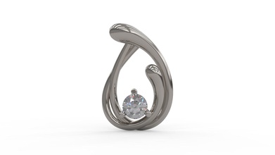 kolye 82 altın mücevher takı gümüş yazdırılabilir elmas Kadın moda düğün Solitaire safir yakut Aşk sevgili yüzük angagem 3d print model - Mito3D