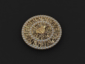 colgante pendiente 91 oro Moda anillo belleza diamante Boda joya joyería colgantes 3d print model - Mito3D