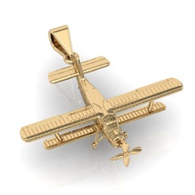 pendant aircraft jewelry printable airplane symbol emblem gold silver necklaces print cad exclusive seating pendants 3d print model - Mito3D