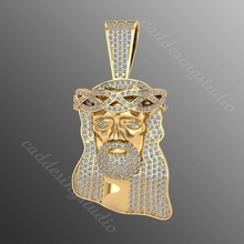anhänger akr11 schmuck luxus juwel brillant gold 3d hell saphir mode leuchtenden diamant sterling halskette halsketten 3d print model - Mito3D
