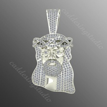 pendant akr 12 jewelry shining gift gem accessory precious luxury gold printable silver 3d jewel 3djewel 3djewelry 3djewellery pendants brilliant diamond ring sapphire 3d print model - Mito3D
