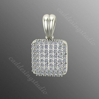 pendant bi10 jewelry jewel diamond brilliant gold pendants silver gem jewellery necklace white sterling printable lighting light wedding brillant 3d print model - Mito3D