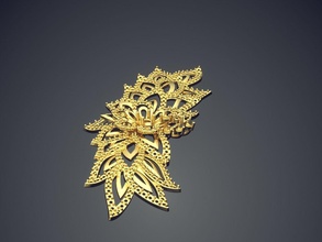 pingente cad-460 jóias ouro jóia anel anéis de casamento o engajamento diamante brilhantes cad gem platina printable prata detalhe design 3d print model - Mito3D