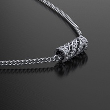 pingente Retorna joalheria prata ouro joias anel esterlina Casamento imprimível colar brilhante moda beleza pingentes 3d print model - Mito3D