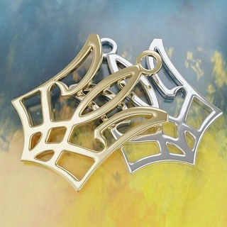 pendant coat arms ukraine art symbol coalofarms jewelry jewellery gold silver printable pendants 3d print model - Mito3D