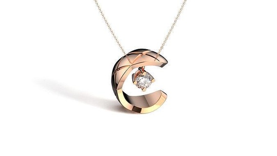 Anhänger Kokos zerquetschen mod 002 Schmuck Gold Silber druckbar Diamant Ring Engagement Stereolithographie Nashorn Weiß Gelb Ringe Halskette 3d print model - Mito3D