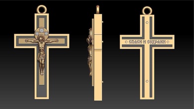kolye çapraz siyah taş isa kutsal kitap i̇sa dini kutsal rahip tanrı din kilise crist hıristiyan takı altın katedral dindar nesne jesu 3d print model - Mito3D