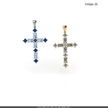 pendentif crucifix joyau bijoux or d'argent pendentifs 3d print model - Mito3D