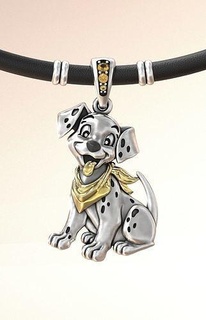 pendant dalmatian dog dogpendant pendants jewelry jewellery 3dprint doglovers puppy doggy silver sterling gold printing printable badges amulet dogprint dalmations 3d print model - Mito3D