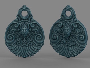 pendant design jewelry anatomy female printable apparel pendants 3d print model - Mito3D