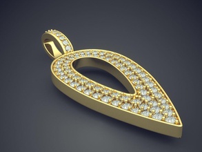 anhänger diamanten cad 5501 brillant design diamant engagement juwel gold schmuck platin druckbar ring ringe silber hochzeit 3d print model - Mito3D
