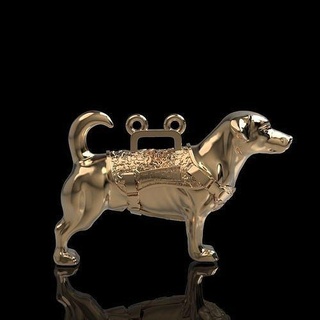 kolye köpek isimli patron takı altın gümüş cnc 3dprinted mücevher moda tasarım yazdırılabilir işaretler Yazdır baskı prototip oluşturma ukrayna 3d print model - Mito3D