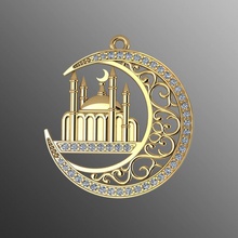 pendant dp 4 jewelry gold art symbol luxury printable turkey istanbul 3d jewel fashion pendants 3d print model - Mito3D