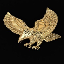 Anhänger Adler Schmuck gold Silber Juwel eagle - 3d print model - Mito3D
