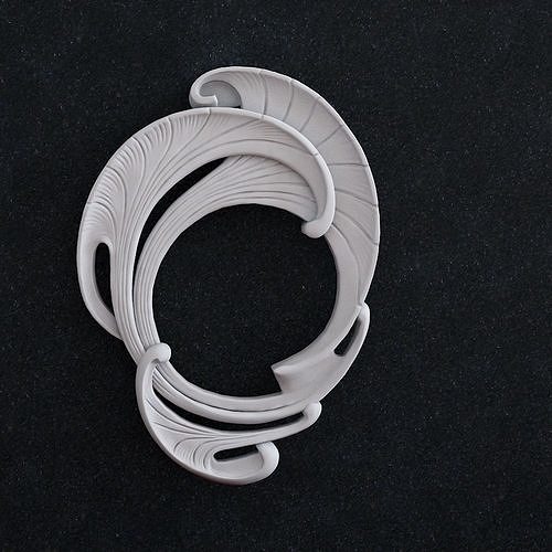 pendentif boucle d'oreille bijoux l'amour forme bijou art sculptures 3D print model - Mito3D