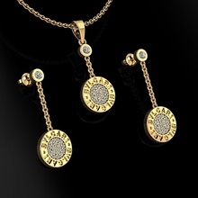 pingente brincos joalheria luxo elegante anel gema ouro prata Casamento diamante brinco pulseira colares rinoceronte acessório beleza moda Projeto cafajeste jóia 3d print model - Mito3D