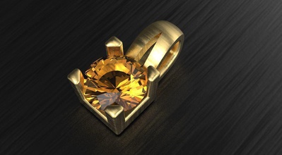 Anhänger Edelsteine Schmuck gold diamond Juwel Mode jewllery engagement Juwelen Silber gem Colliers genial Industrie bedruckbar ist Hochzeit kostbar Mode-Schönheit - Anhänger-Halskette 3d print model - Mito3D