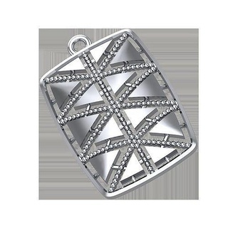 pendente geometria triangoli gioielleria lusso argento sterlina stampabile squillare gioiello ovale Accessori jewelrydesign design anelli ciondoli 3d print model - Mito3D