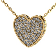 pendant heart gold jewellery rhino5 mgx stl jewelry pendants 3d print model - Mito3D