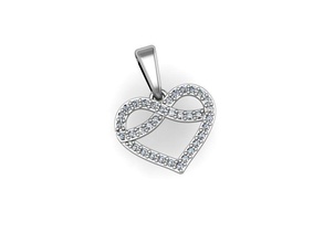 pendant heart set. jewelry. buy. 3d. model. cad. diamond. elegant. fashion. gem. gold. platinum. jewelry. jewelryprint. jewelrywax. precious. printversion. silver. wedding. set. pendant. milling. pendants. 3d print model - Mito3D