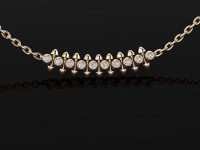 pendant id-002 jewelry precious luxury gold diamond earring fashion jewel gem wedding printable jewels clash necklace pendants 3d print model - Mito3D