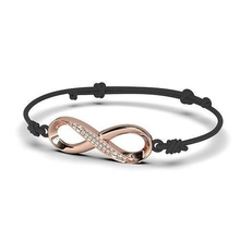 pendant infinity bracelet necklace jewelry fashion frame women female trend love style pendants gold wristband bangle armlet wristlet circlet bracelets 3d print model - Mito3D