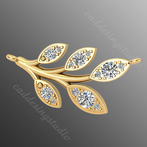 pendentif kt11 or bijou bijoux impression argent pendentifs précieux gemme beauté diamant sterling Collier imprimable brillant luxe mode 3D print model - Mito3D