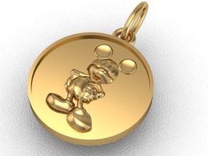 mickey mouse pendants gift children decoration jewelry cartoon character birthday birth day party disney pluto baby rat games toys mickeymouse 3d print model - Mito3D