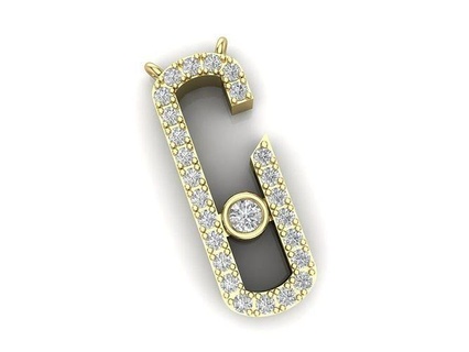 pendant missika gold jewelry printable silver diamond platinum diamond ring gem engagement wedding jewel jewellery ring rings cad engagement ring jewelry rings brilliant pendants pendant  3d print model - Mito3D