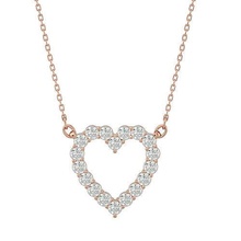 pendant model gold printable pendants jewellery jewel silver gem necklace diamond precious jewelry solitaire heart brilliant woman platinum 3d print model - Mito3D